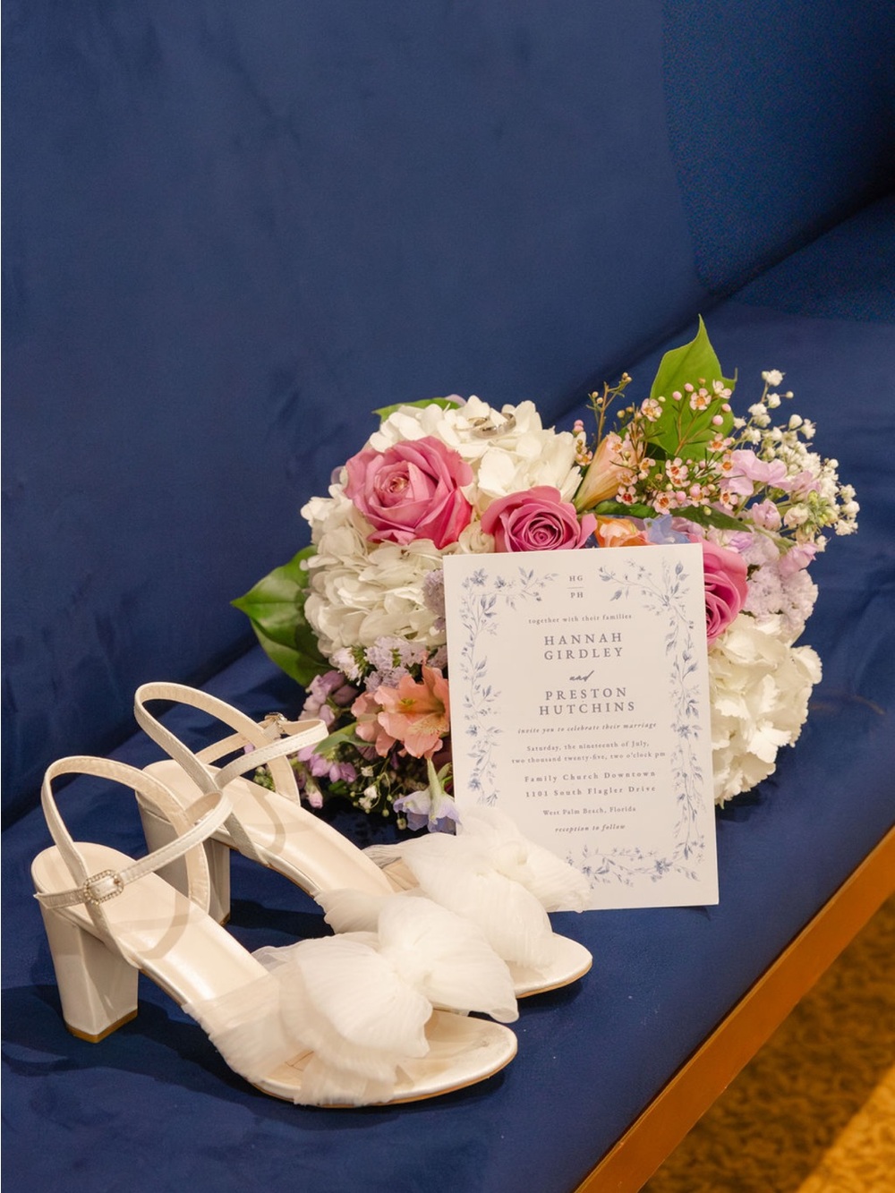 Elegant White Bridal Block Heel Sandals